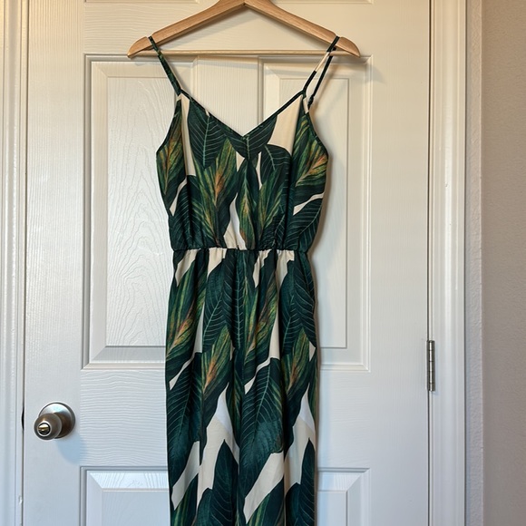 SHEIN Tropical Print Wide Leg Cami Jumpsuit - Picture 6 of 6